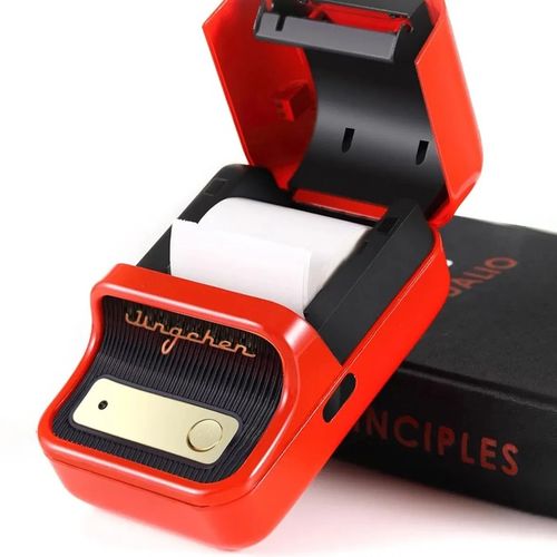 Drukarka termiczna NIIMBOT B21 czerwony + rolka etykiet na Arena.pl