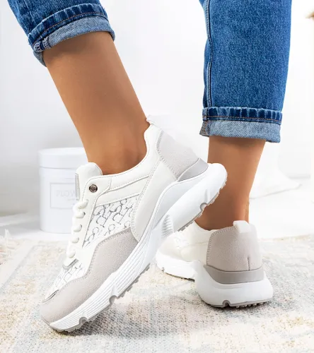 Białe sneakersy damskie Viale 36 na Arena.pl