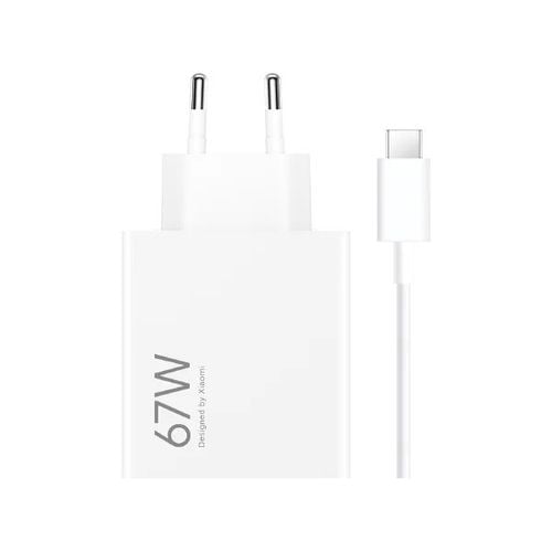 Oryginalna ładowarka Xiaomi 67W Hyper Charge Combo 6,2A USB-A biała PD 3.0 na Arena.pl