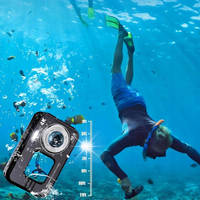 KAMERA PODWODNA 4K 48MP 64G KAMERA WODOODPORNA 16X DO PŁYWANIA SNORKELINGU