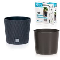 Doniczka samonawadniająca Rato DRTUS200LS | Antracyt, Kształt Kwadratowy, Wymiary 20x20x19 cm, Kolor Antracyt, Prosperplast