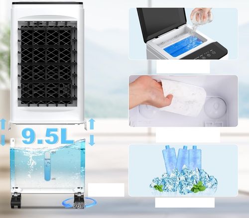 Klimatyzator przenośny 4w1 9,5L Eysddifr BW-102YF chłodzenie i nawilżanie na Arena.pl