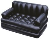 Sofa dmuchana czarny materac Air Bed Multi 5w1 188x152x64 cm Bestway 75054