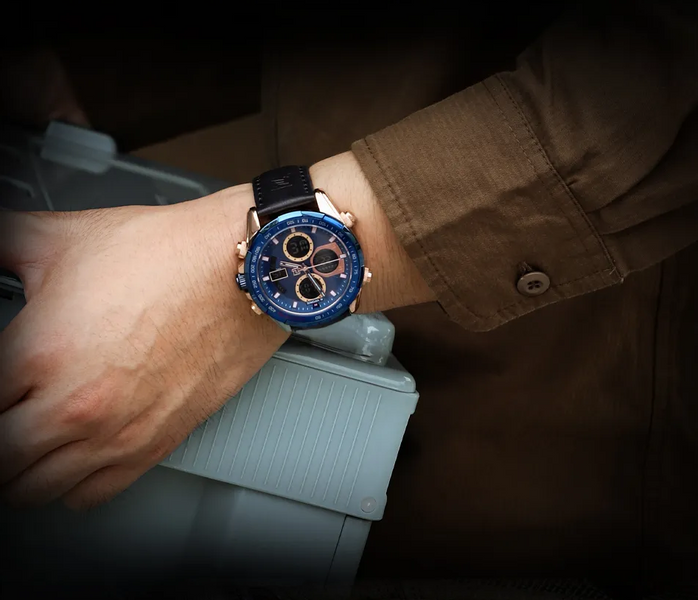 ZEGAREK MĘSKI NAVIFORCE NF9197L RG/BE/BE + BOX zdjęcie 11