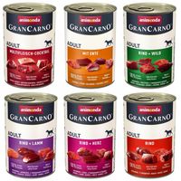 ANIMONDA GRANCARNO ADULT MIX 6 SMAKÓW 12X400G