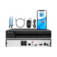 Rejestrator IP PoE NVR-4CH-5MP/4P HiLook do 8Mpx ze switch'em PoE