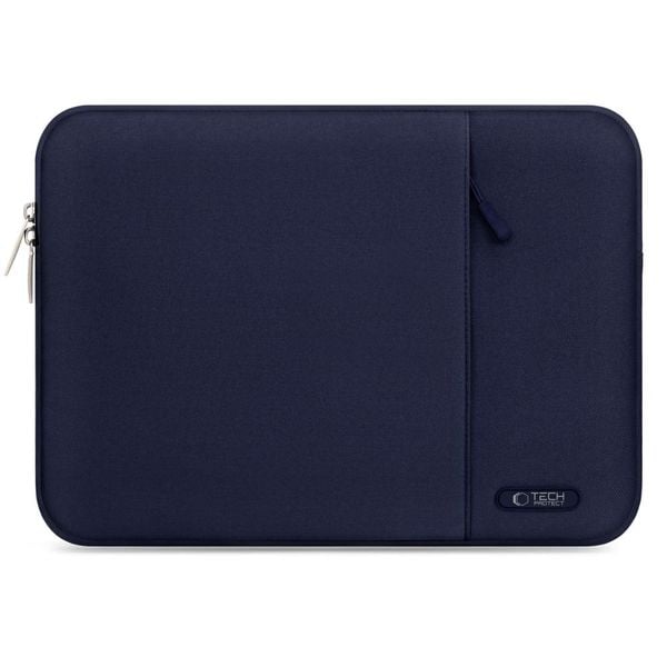 Etui Tech-Protect Sleevy DO Laptopa 13-14" Ochrona Granatowe zdjęcie 1