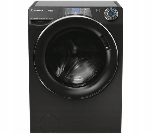 Pralka Candy RapidO Pro RP 496BWMBCB/1-S 9kg 1400 obr/min 76 dB Czarna na Arena.pl