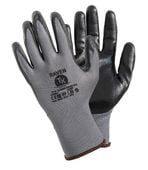 rękawice monterskie poliester + nitryl raven, rozmiar 10 - 12 par - rek