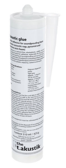 Klej do gąbek pianek paneli akustycznych rzadki the t.akustik zdjęcie 1