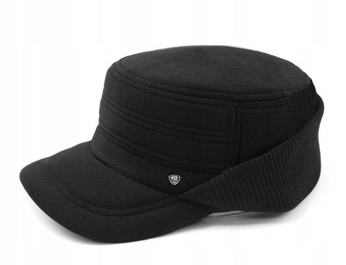 Czapka z daszkiem męska PATROLÓWKA nauszniki POLAR na Arena.pl