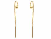 DELIKATNE POZŁACANE SREBRNE PRZEWLEKANE WISZĄCE KOLCZYKI KULKI KULECZKI 5MM