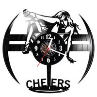 Zegar ścienny z płyty winylowej Cheers 1744.14