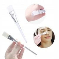 Pędzelek płaski do masek alg kwasów serum Prima Derma