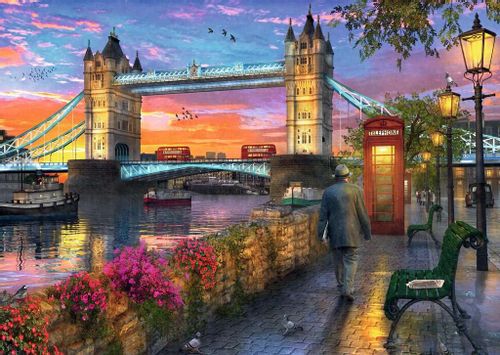 Puzzle 1000 Elementów Zachód Słońca Nad Tower Bridge na Arena.pl