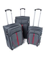 Zestaw 3 walizek PELLUCCI RGL S-020 Szare