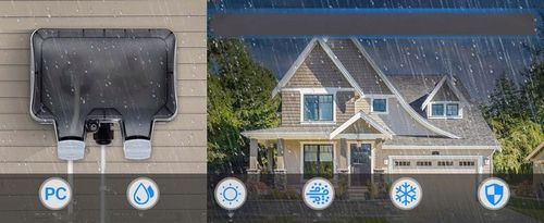 PODWÓJNE GNIAZDKO IP66 OGRODOWE ZEWNĘTRZNE WODOSZCZELNE GNIAZDO 230V na Arena.pl