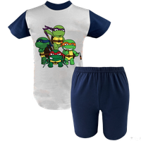 Krótka Piżama dziecięca Żółwie Ninja - Turtles
