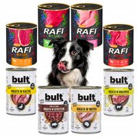 DOLINA NOTECI RAFI + BULT PREMIUM mokra karma PUSZKI DLA PSA MIX 8x400G