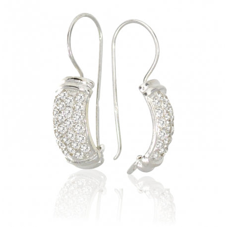 SREBRNY KOMPLET Z CYRKONIAMI SREBRO PRÓBY 925 zdjęcie 2