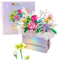 DLA DZIECI ZESTAW KLOCKI KONSTRUKCYJNE KOMPOZYCJA W PUDEŁKU