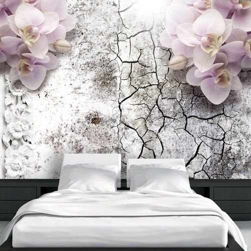 Fototapeta - Pąsowe orchidee - 100X70 na Arena.pl
