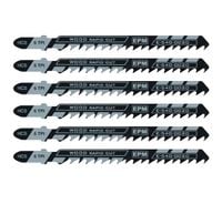 brzeszczot do wyrzynarki 100mm 6tpi drewno t144d 5 sztuk - e-540-0020