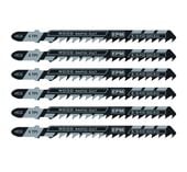 brzeszczot do wyrzynarki 100mm 6tpi drewno t144d 5 sztuk - e-540-0020