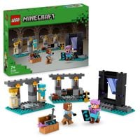 KLOCKI LEGO MINECRAFT 21252 ZBROJOWNIA ZESTAW DO BUDOWANIA PREZENT