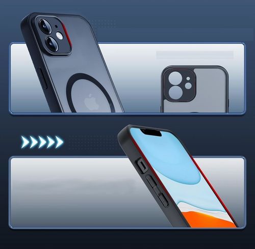 ETUI do IPHONE 11 do Magsafe MATOWE MAGNETYCZNE WZMACNIANE + 2x SZKŁO 9H na Arena.pl