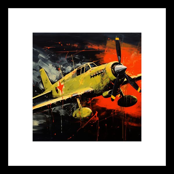 Plakat 20x20cm Barwny Przelot zdjęcie 3