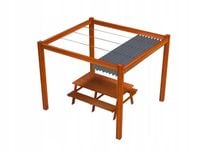 ROLETA RZYMSKA POZIOMA WODOSZCZELNA ZWIJANA 2,5X4M