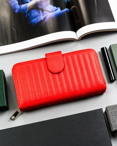 portfel damski pu chwj-08-7202 red na Arena.pl
