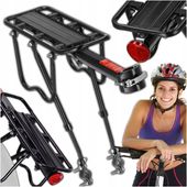 Bagażnik Rowerowy Tylny Uniwersalny Aluminiowy 50 kg Na Rower do