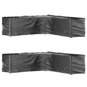 Pokrowce L meble ogrodowe, 2 szt., 20 oczek, 300x300x90 cm