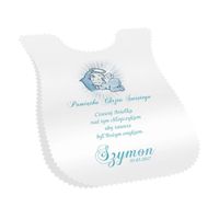 Szatka na chrzest biała + dowolne IMIĘ data CHRZTU