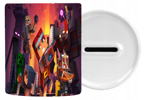 Skarbonka Ceramiczna Minecraft - Nowy Świat na Arena.pl