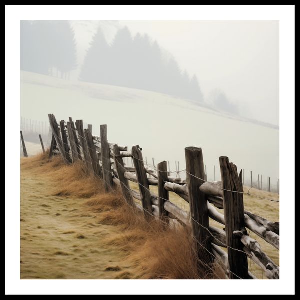 Plakat 50x50cm Spowity Mgłą zdjęcie 3