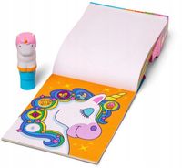 Sticker WOW Stempelki naklejkami jednorożec zestaw 300szt naklejek książka