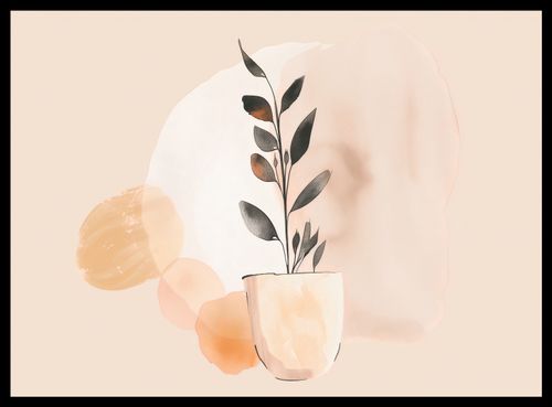 Plakat 55x40cm Doniczkowy Kolor na Arena.pl