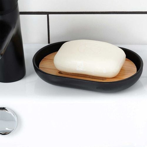 zestaw łazienkowy 6 elementowy 568053 czarny na Arena.pl