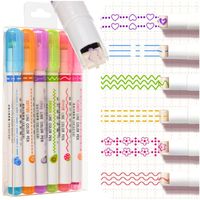 Pisaki do Szlaczków Wzorków Flamastry Robiące Wzorki Mazaki 6szt dla Dzieci