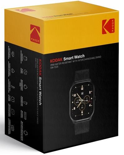 Smartwatch KODAK SW-7225 Czarny GPS Pulsometr Pulsoksymetr Android iOS na Arena.pl