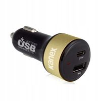 Ładowarka samochodowa KANEX USB USB-C 27W