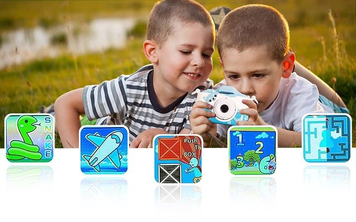 APARAT CYFROWY FOTOGRAFICZNY KAMERA DLA DZIECI GRY zdjęcie 9