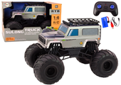 Duże Auto Terenowe Zdalnie Sterowane Suv 2.4G RC 1:6 Szary