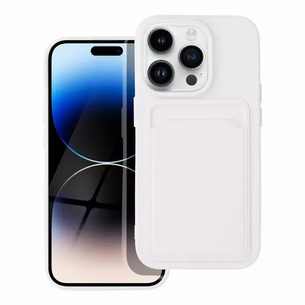 Futerał CARD CASE do IPHONE 14 PRO biały zdjęcie 1