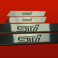 Listwa progowa SUBARU IMPREZA MK3 STI Stal nierdzewna 304 połysk 4szt