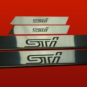Listwa progowa SUBARU IMPREZA MK3 STI Stal nierdzewna 304 połysk 4szt
