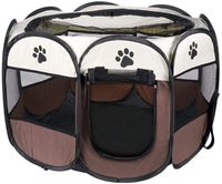 SKŁADANY KOJEC MATERIAŁOWY NA ZAMEK KLATKA DLA PSA KOTA LEGOWISKO - M